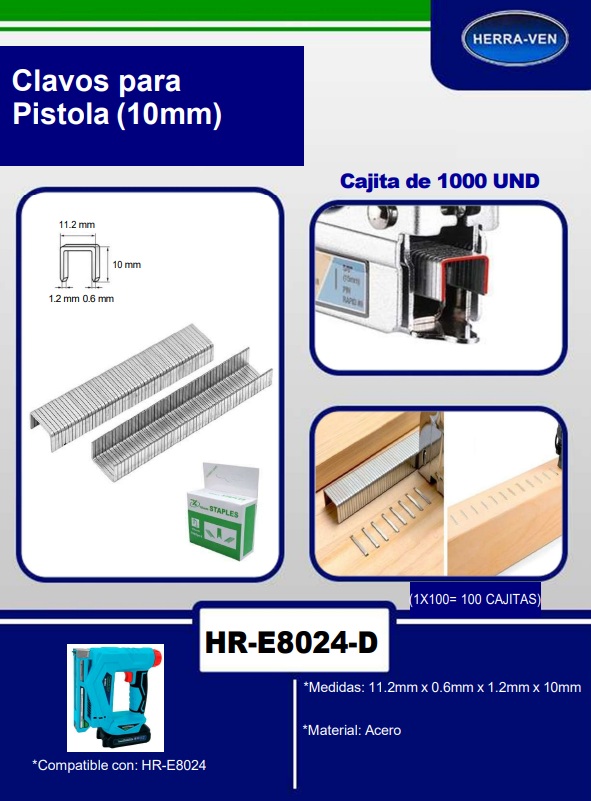 CLAVOS P/PISTOLA